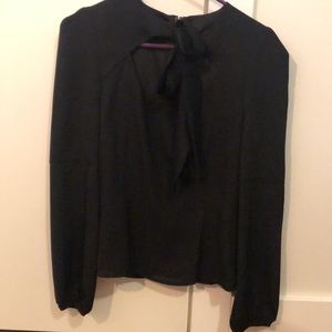Bebe small black blouse